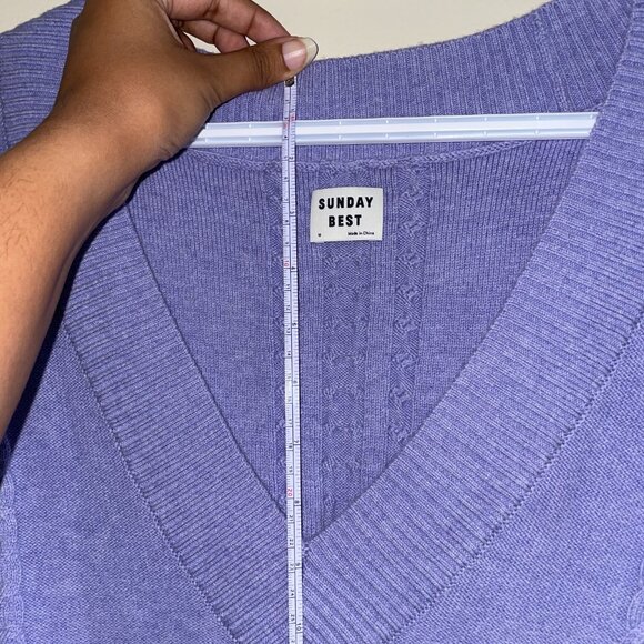 Sunday Best Light Purple Sweater Vest (BNWT) - Picture 13 of 15
